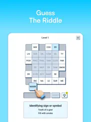 syllatiles - word puzzle game iPad Captures Décran 1