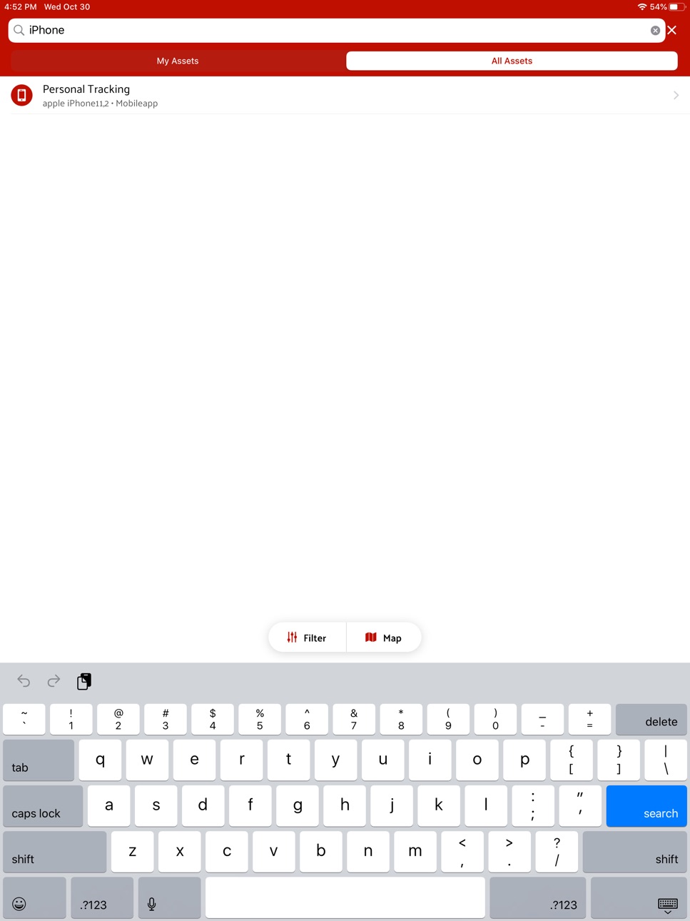 iPad screenshot