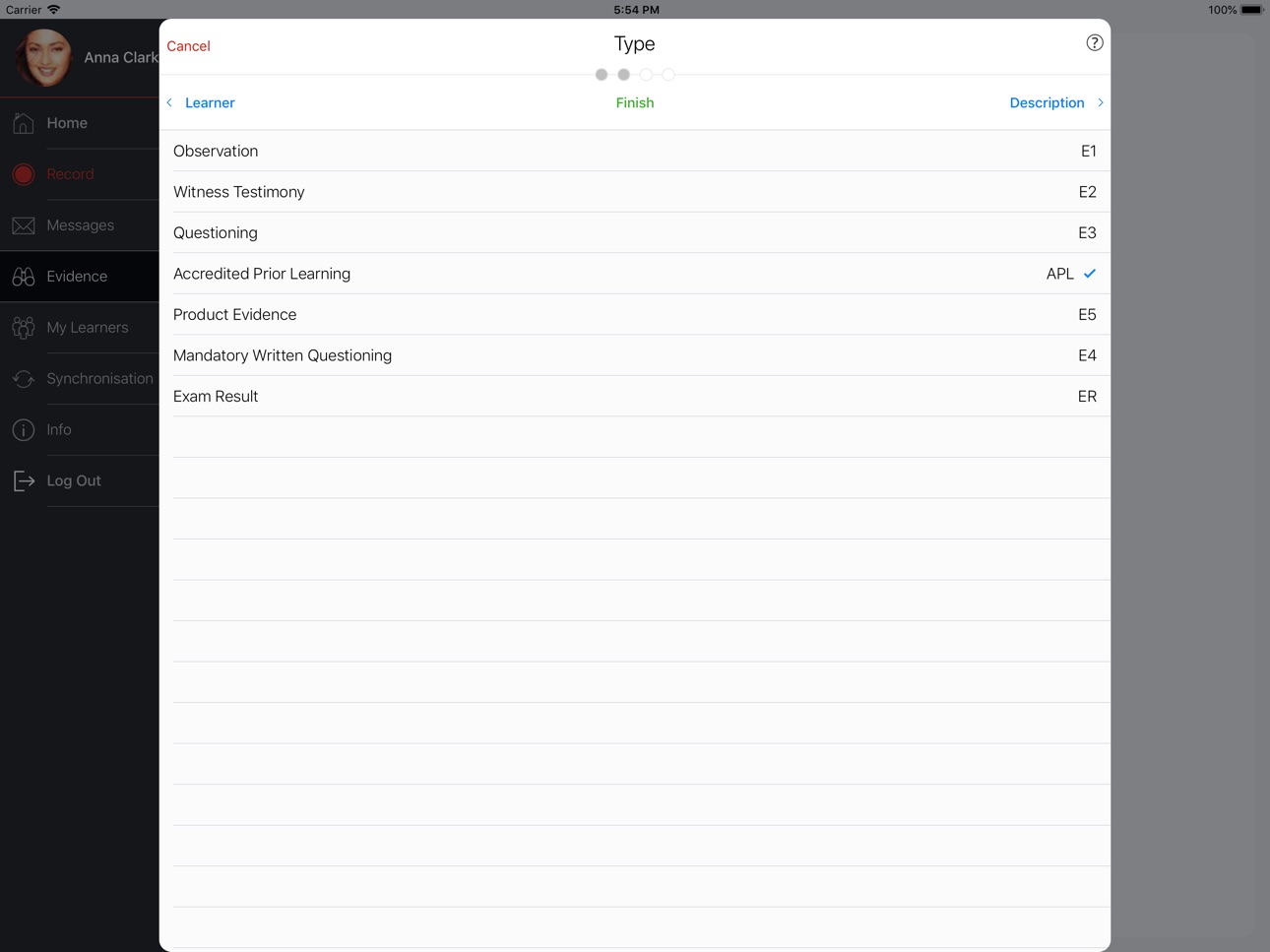 iPad screenshot