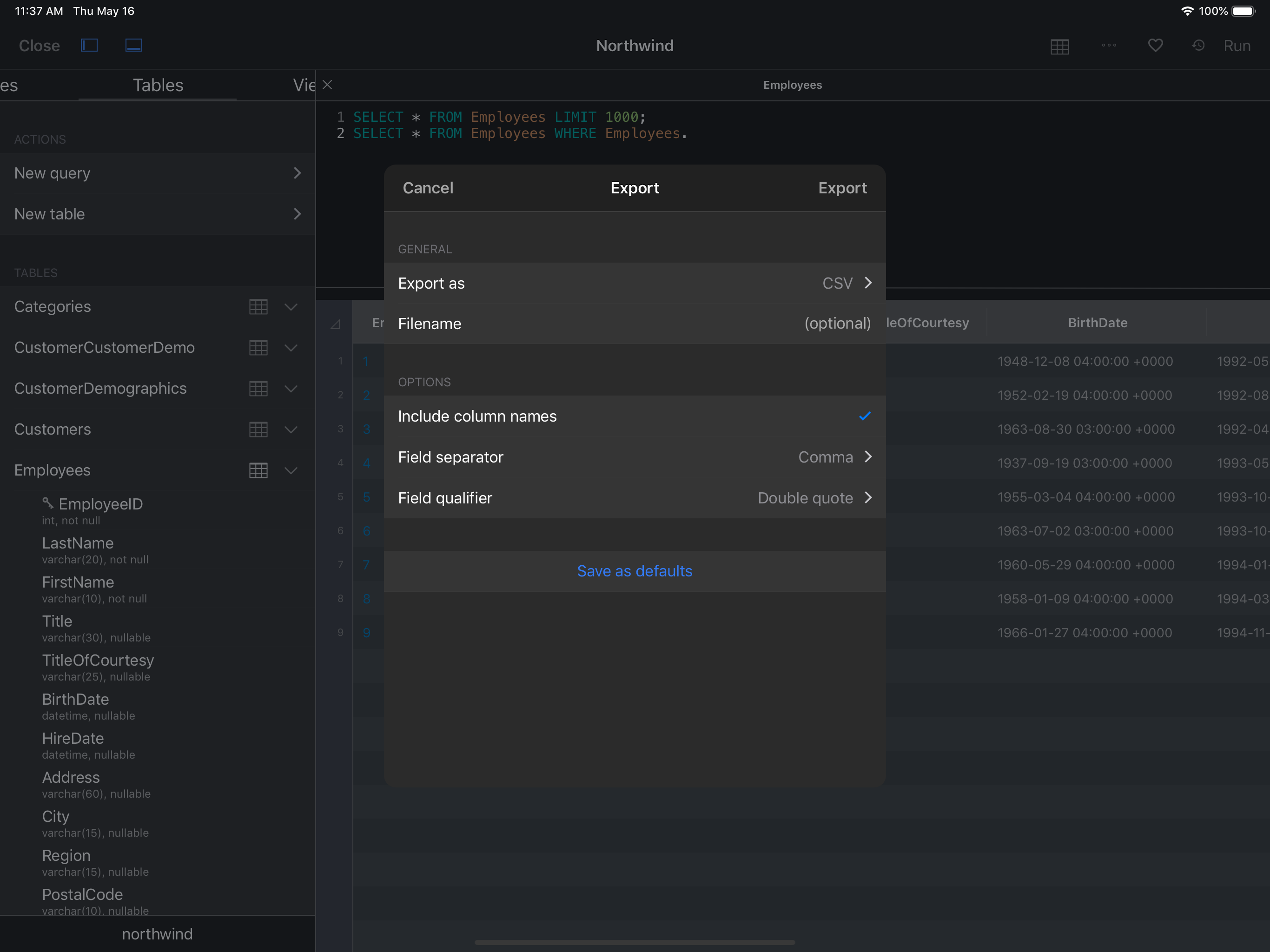 MySQL Client by SQLPro