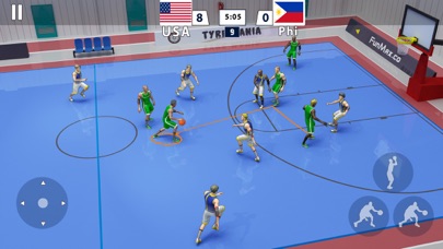 Screenshot #1 pour Basket-ball Jeux de sports