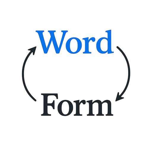 Word Form: Word Forming Puzzle