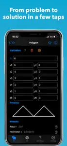 Geometry solver and calculator screenshot #10 for iPhone