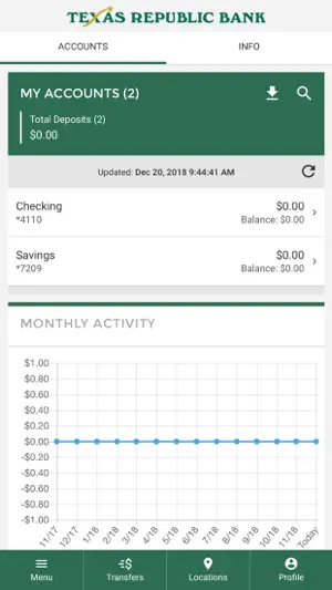 Texas Republic Bank screenshot 2
