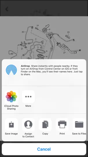 Screenshot von Autoteile Für Audi - Diagramme auf dem iPhone 9