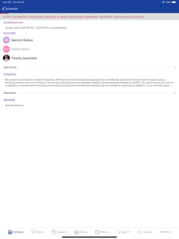 Screenshot #6 pour IEEE Aerospace Conference