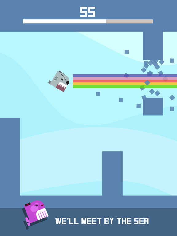 Screenshot #6 pour Square Bird Watch - Block Jump