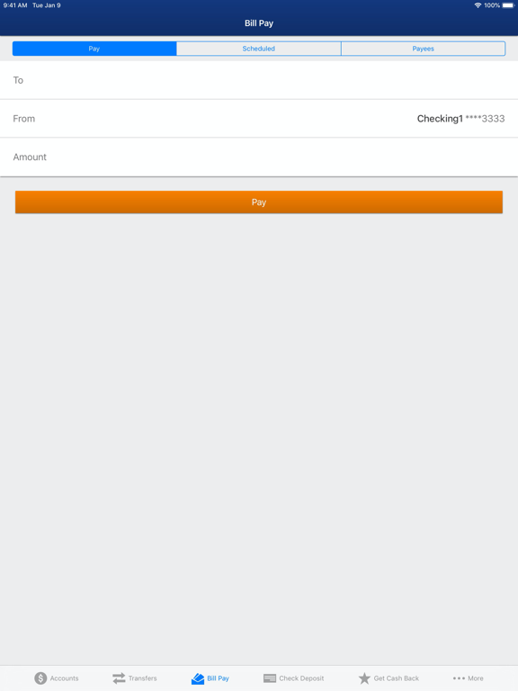 Sun East Federal Credit Union iPad screenshot 5 - Finance app