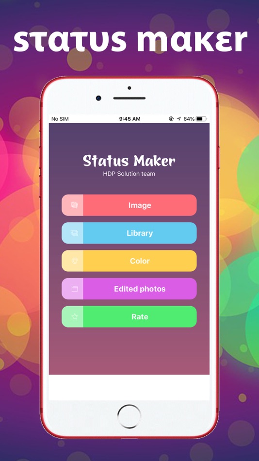 #1. Status maker,Add text to photo (iOS) 由: Duy Le