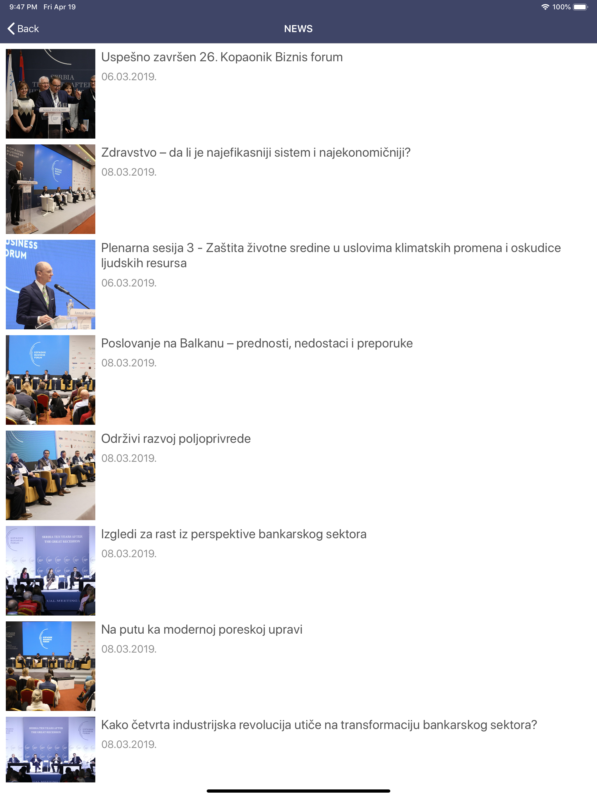 Kopaonik Business Forum screenshot 10