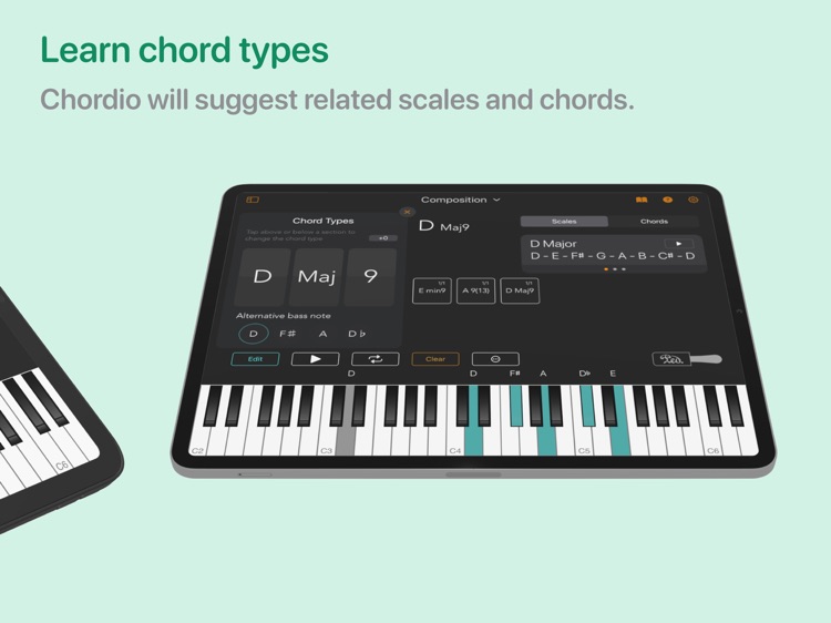 Chordio: compose & learn music