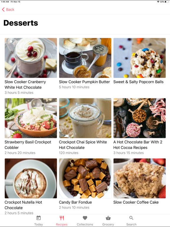 Crockpot Recipes-Meal Planner iPad screenshot 5 - Food & Drink app