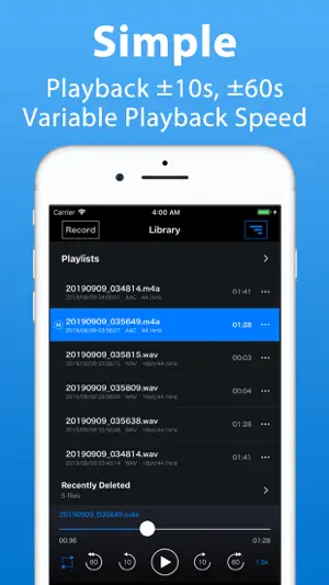 PCM Recorder Lite screenshot 2