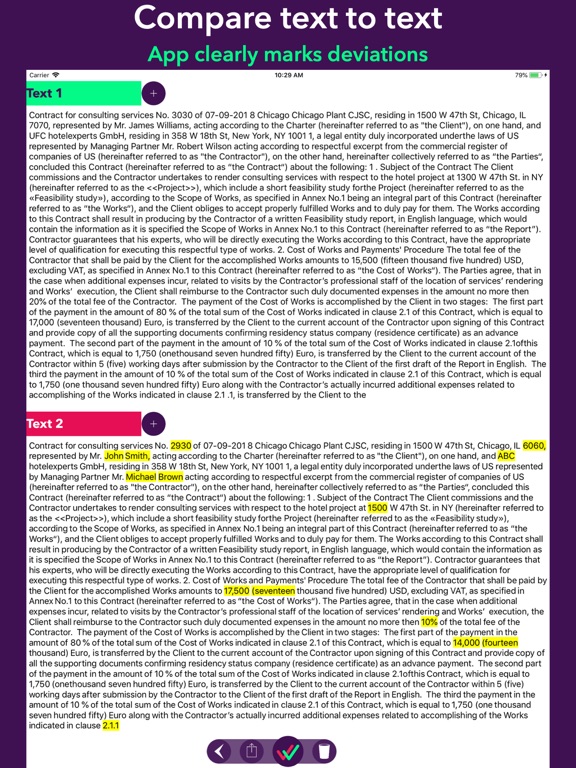 Screenshot #4 pour Contract AI: Compare & Create