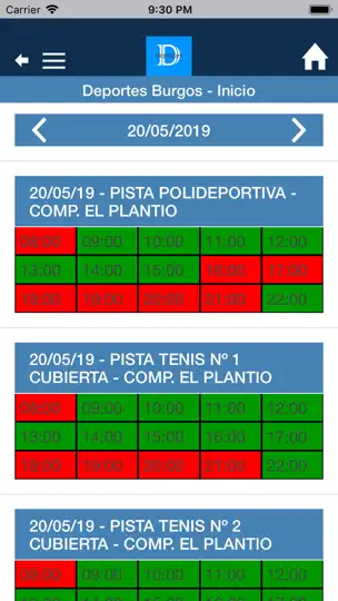 Captura de pantalla de Burgos Deportes en iPhone 1