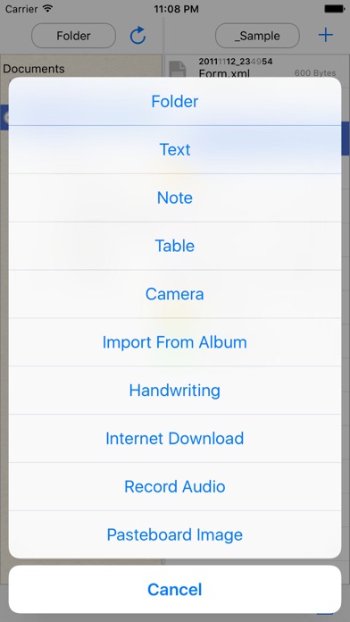 App screenshot