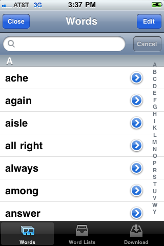 A+ Spelling Screenshot