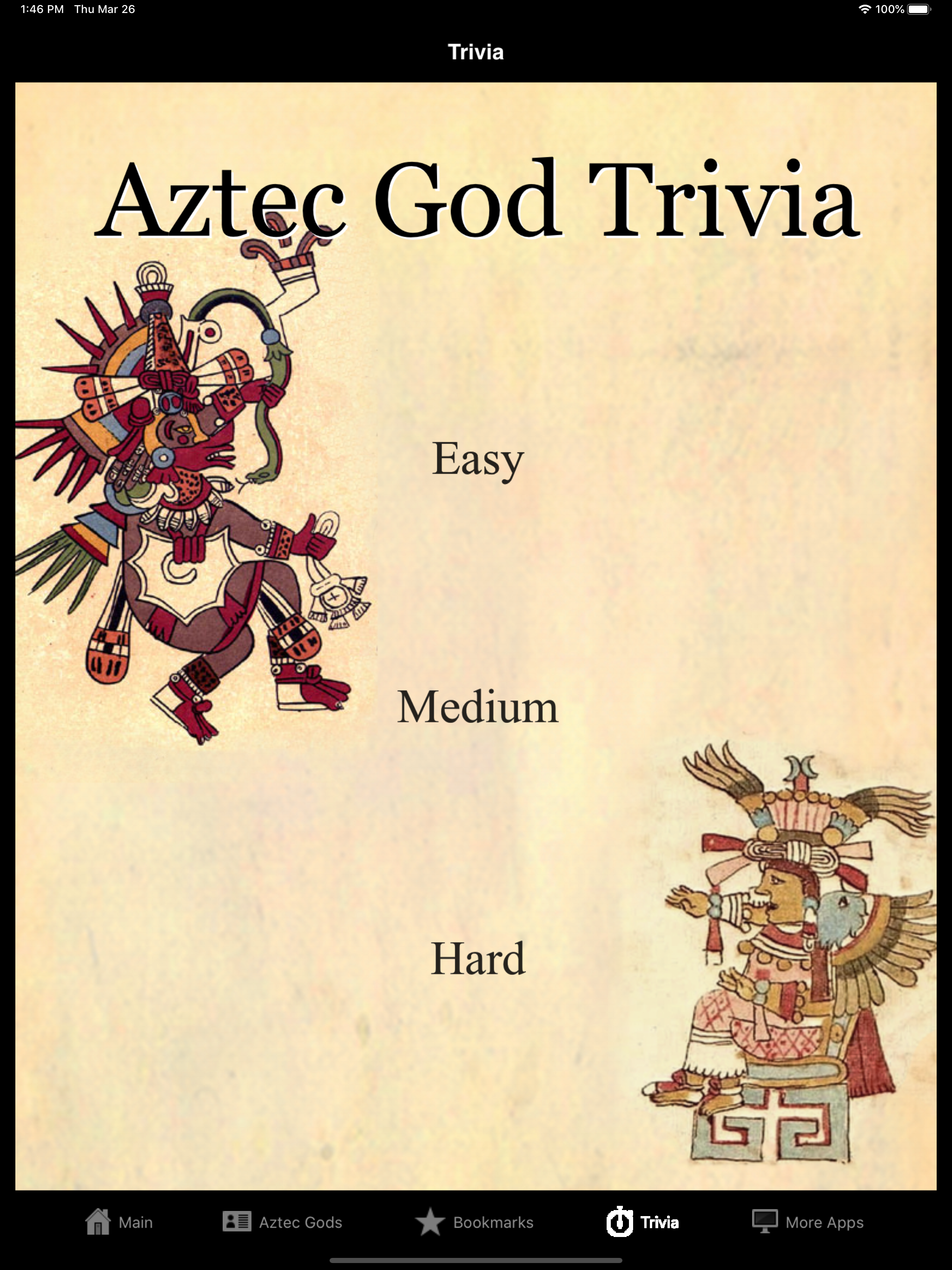 Aztec Gods Pocket Reference