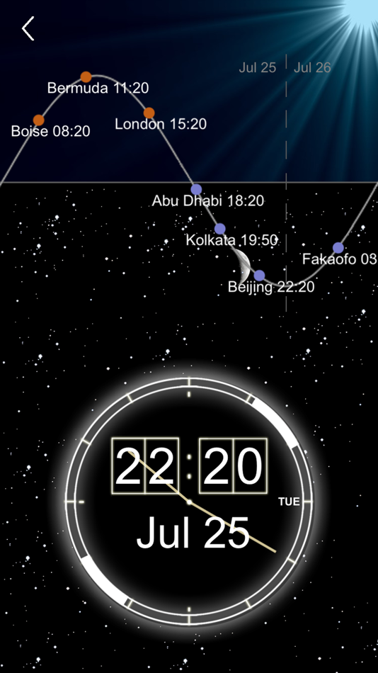 #4. World Clock - Time Zone Wheel (iOS) 由: 俊 姜