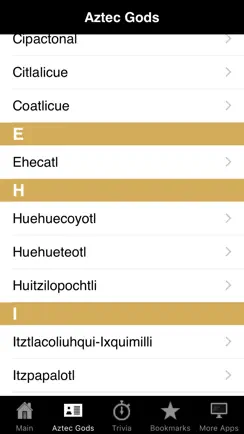 Aztec Gods Pocket Reference iPhone image 4