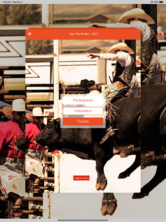 Screenshot #6 pour Rodeo Ticket Check In