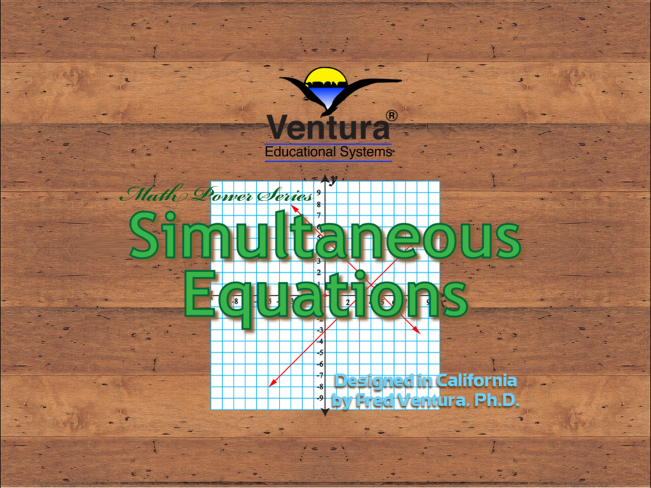 #1. Simultaneous Equations (iOS) 由: Ventura Educational Systems