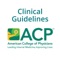 The American College of Physicians (ACP) produces evidence-based clinical practice guidelines, which means that the guidelines follow a rigorous development process and are based on the highest quality scientific evidence