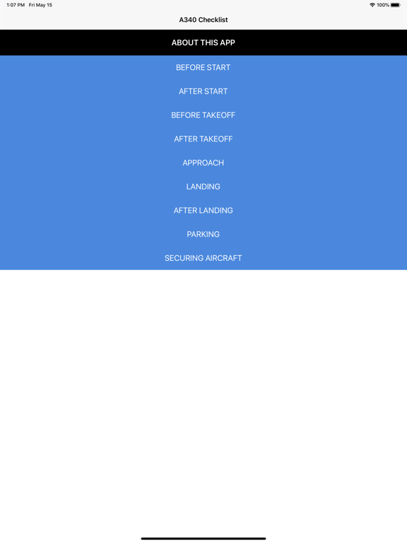 Screenshot #4 pour A340 Checklist