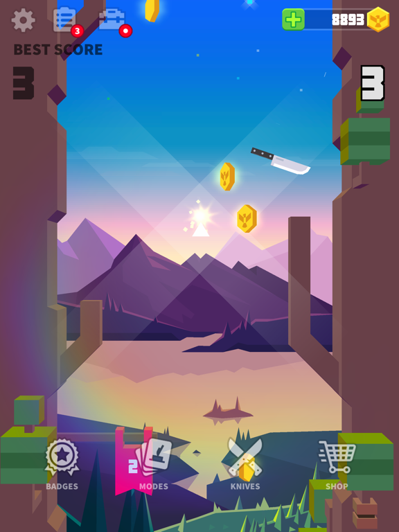 Screenshot #5 pour Flippy Knife: Hit 3d target!