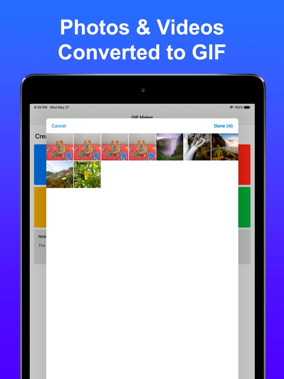 Screenshot #5 pour Gif Maker: Creator and Editor