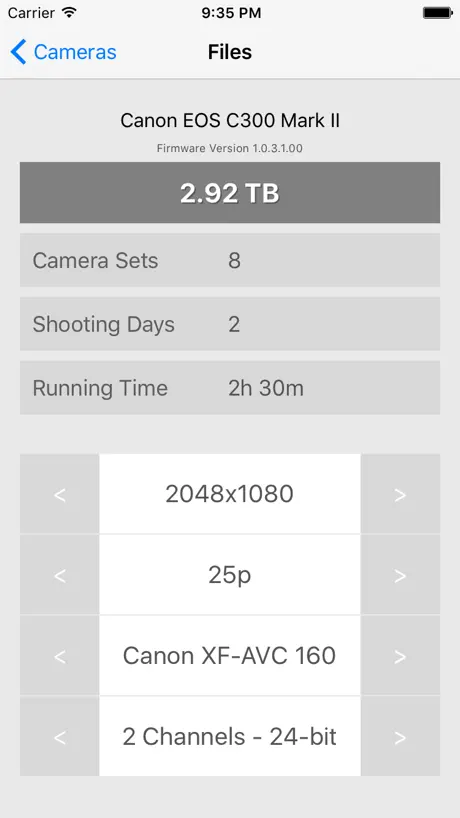 Camera Files