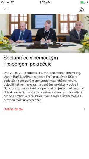 Příbram v mobilu screenshot 3
