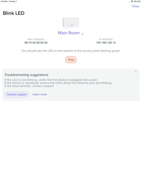 Meraki Go iPad screenshot 7 - Business app
