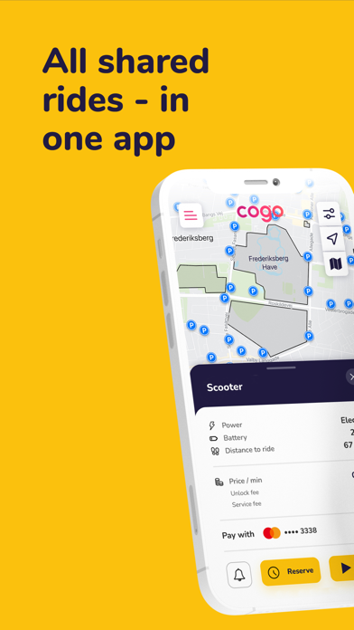 Cogo - Scooters, bikes & cars Screenshot