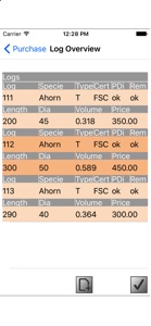 TIMBERplus Log Purchase screenshot #3 for iPhone