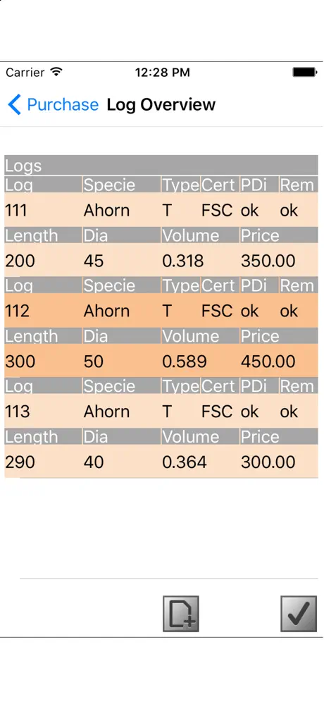 TIMBERplus Log Purchase