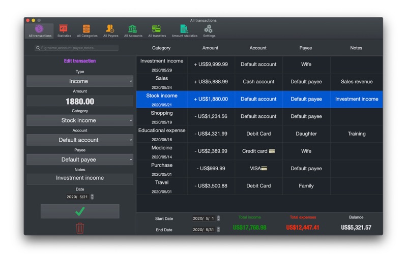 Daily Expense Tracker-My Money screenshot 2