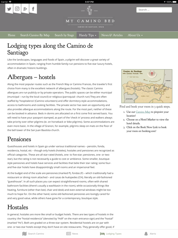 Screenshot #6 pour Camino de Santiago Hotels