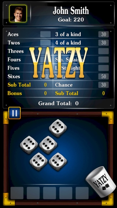 Yatzy Dice Game for Buddies Screenshot