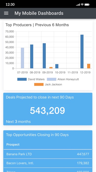 Mothernode CRM iPhone screenshot 4 - Business app