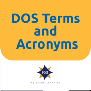 DOS Terms and Acronyms