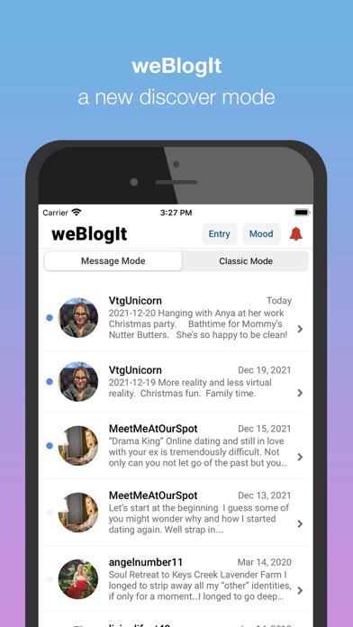 BlogIt - diary, journal, blog iPhone screenshot 7 - Lifestyle app