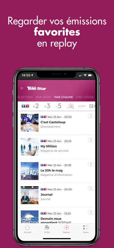 TéléStar programmes & actu TV screenshot 1 of 5