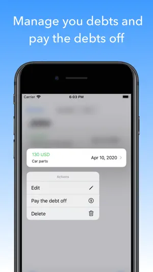 Debt Tracker - Debts screenshot 4