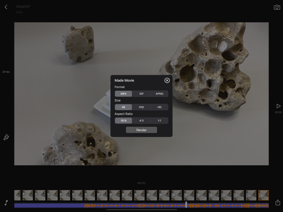 Stop Motion Plus iPad screenshot 10 - Photo & Video app