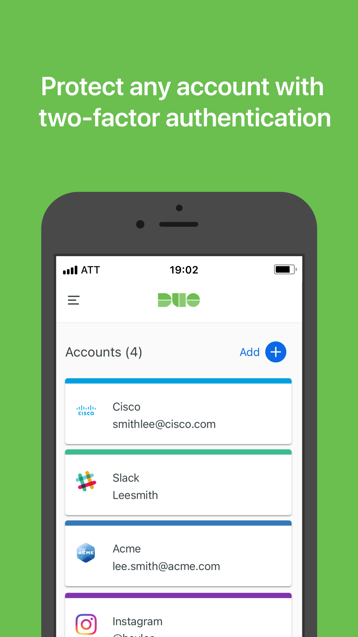 Duo Mobile screenshot 1