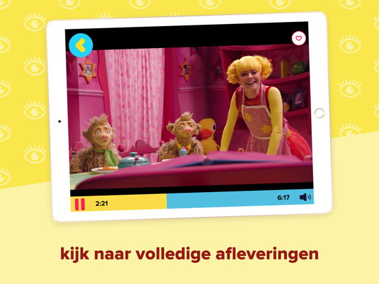 Ketnet Junior iPad screenshot 4 - Entertainment app