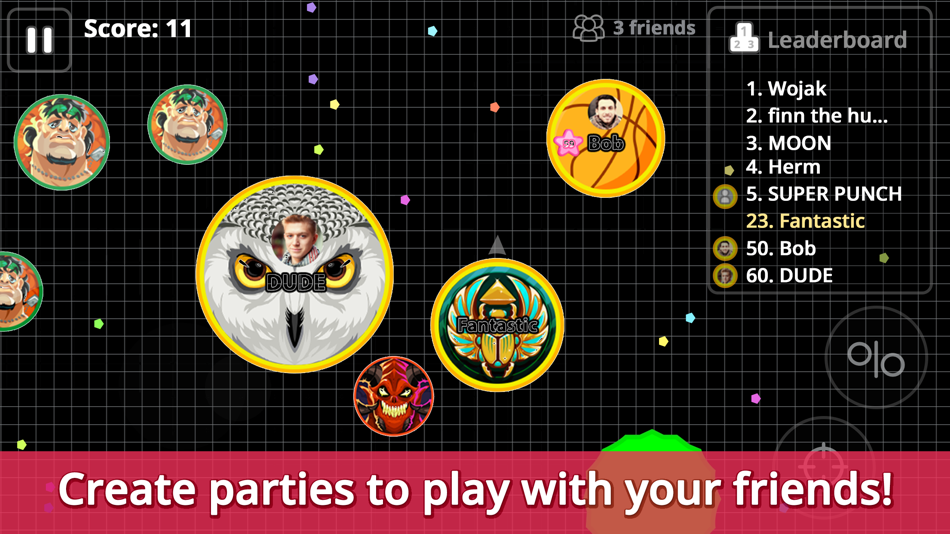 #3. Agar.io (iOS) Podle: Miniclip.com