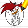 Hazbin Alastor Coloring Hotel icon