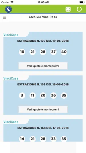 Estrazioni Lotto SuperEnalotto screenshot 4